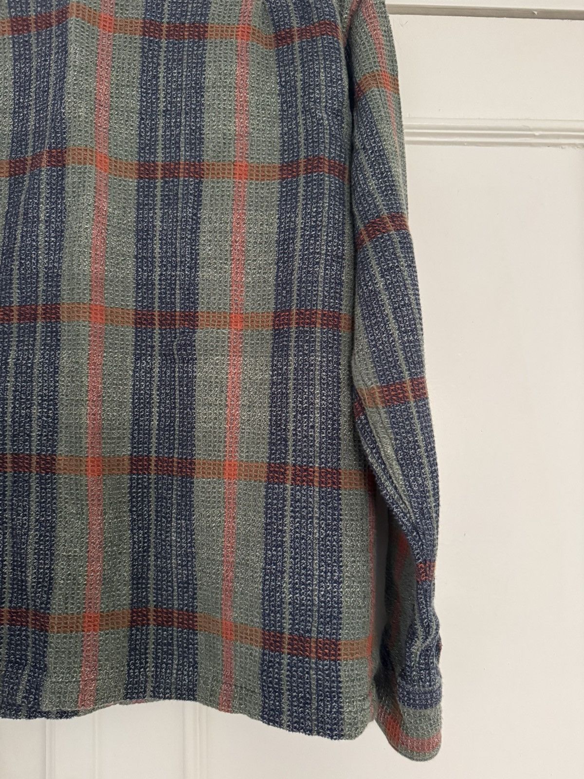 Corridor Corridor Twisted Yarn Waffle Olive Plaid Small Size US S / EU 44-46 / 1 - 10 Thumbnail