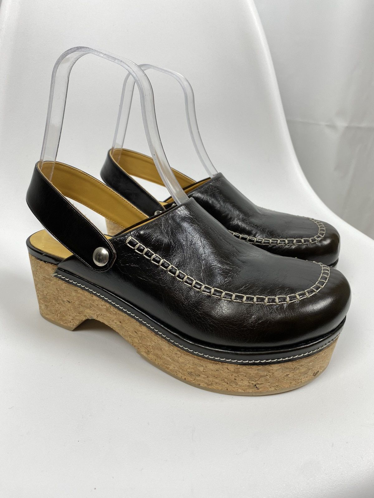 Rejina Pyo Rejina Pyo Maya Mules Platform Genuine Leather Size 41 Size US 11 / IT 41 - 1 Thumbnail