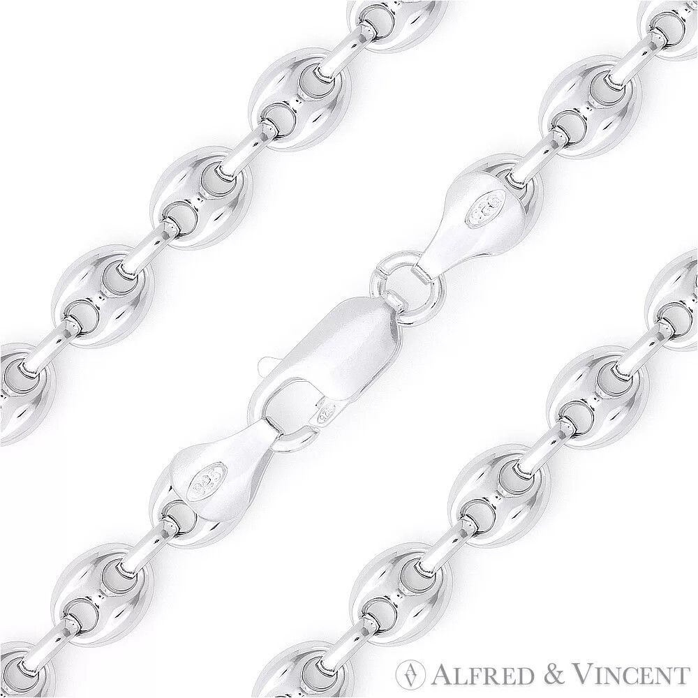 Other 7.1mm Puffed Marina / Mariner Link Chain Necklace Size ONE SIZE - 1 Thumbnail