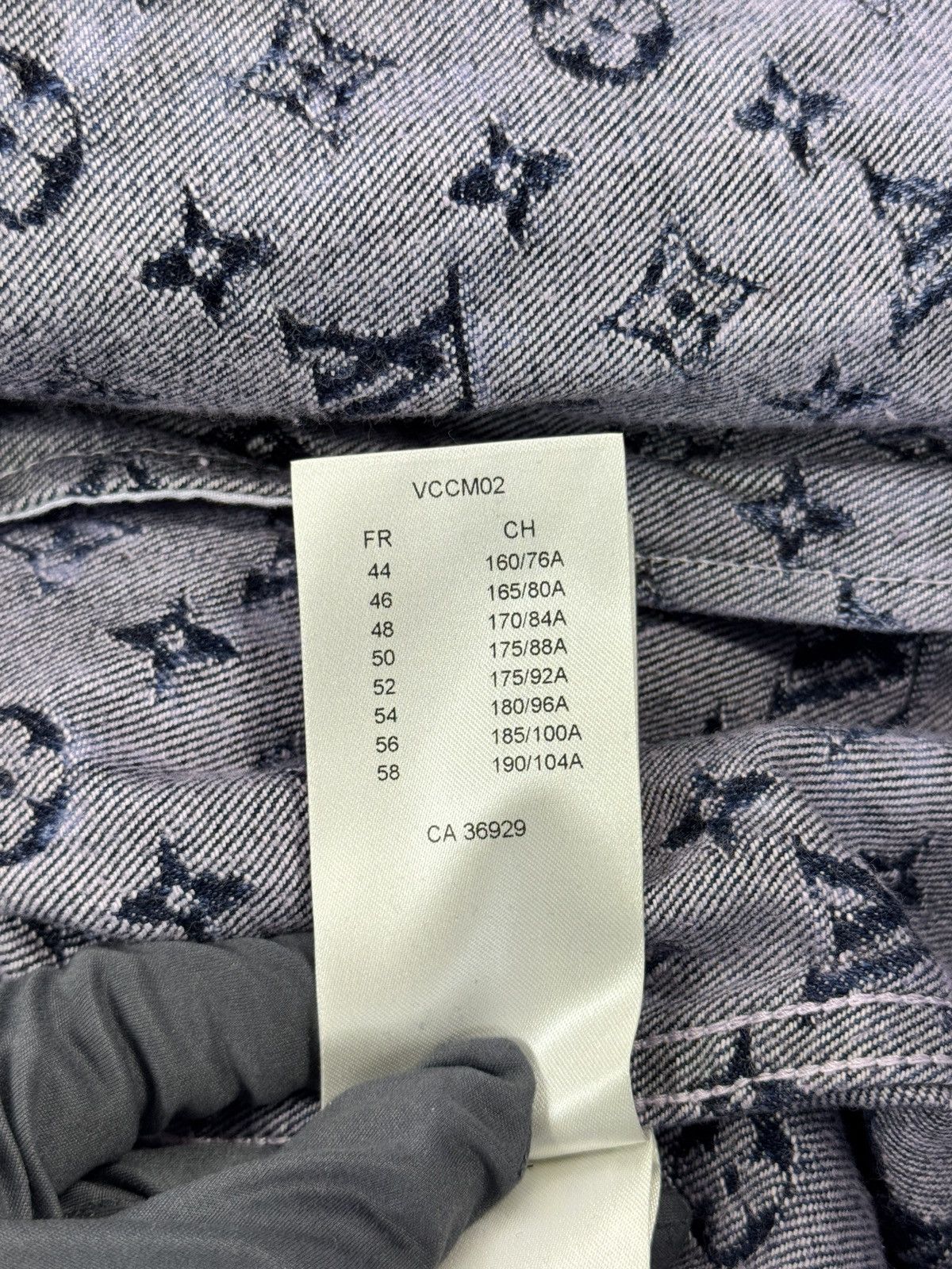 Louis Vuitton 2023 Lavender Fringed Monogram Boyhood Denim Jacket Size US M / EU 48-50 / 2 - 19 Thumbnail