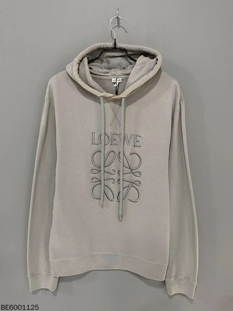 Loewe LOEWE Embroidered logo hoodie Size US L / EU 52-54 / 3 - 1 Thumbnail