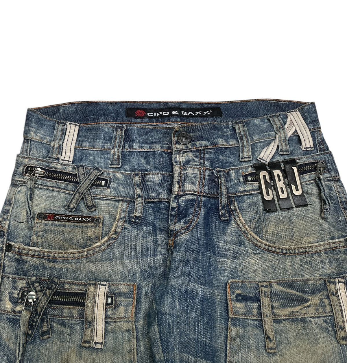If Six Was Nine × Japanese Brand Rare Vintage Japanese Brand Cipo&Baxx Tactical Jeans 2000s Size US 30 / EU 46 - 3 Thumbnail