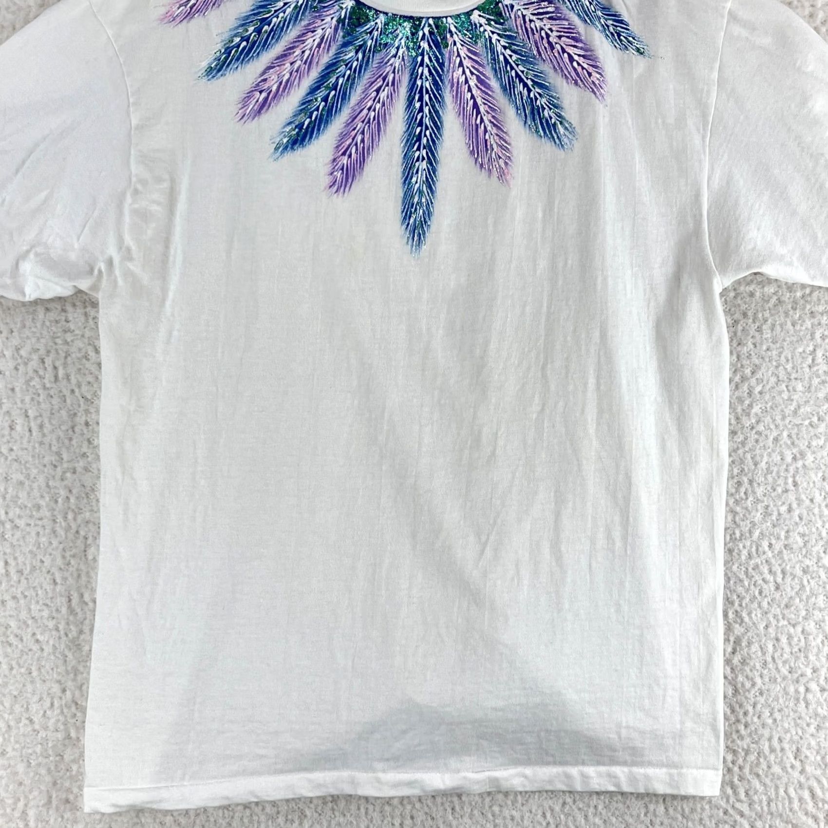 Hanes Hanes Beefy Vintage Single Stitch T-Shirt Women XL White Cotton United States Made in USA Size XL / US 12-14 / IT 48-50 - 5 Thumbnail