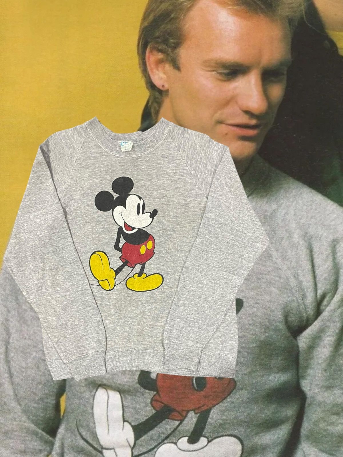 Band Tees Vintage 1980s Mickey Iconic Sweatshirt As Worn As Celebrity Size US M / EU 48-50 / 2 - 1 Thumbnail