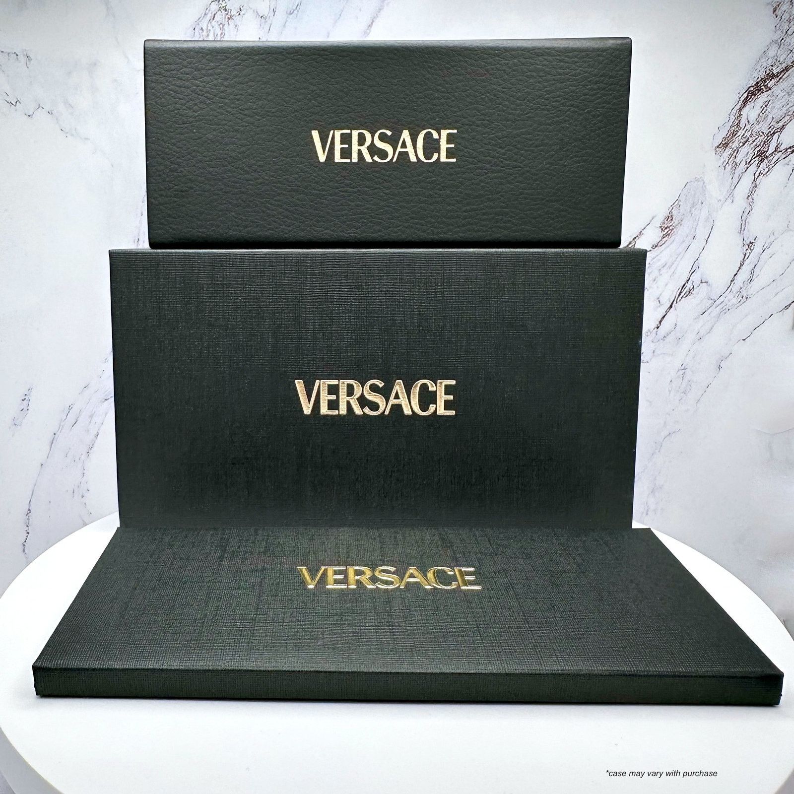 Versace New VERSACE Eyeglasses Black Square Gold Medusa Versace Size ONE SIZE - 14 Thumbnail