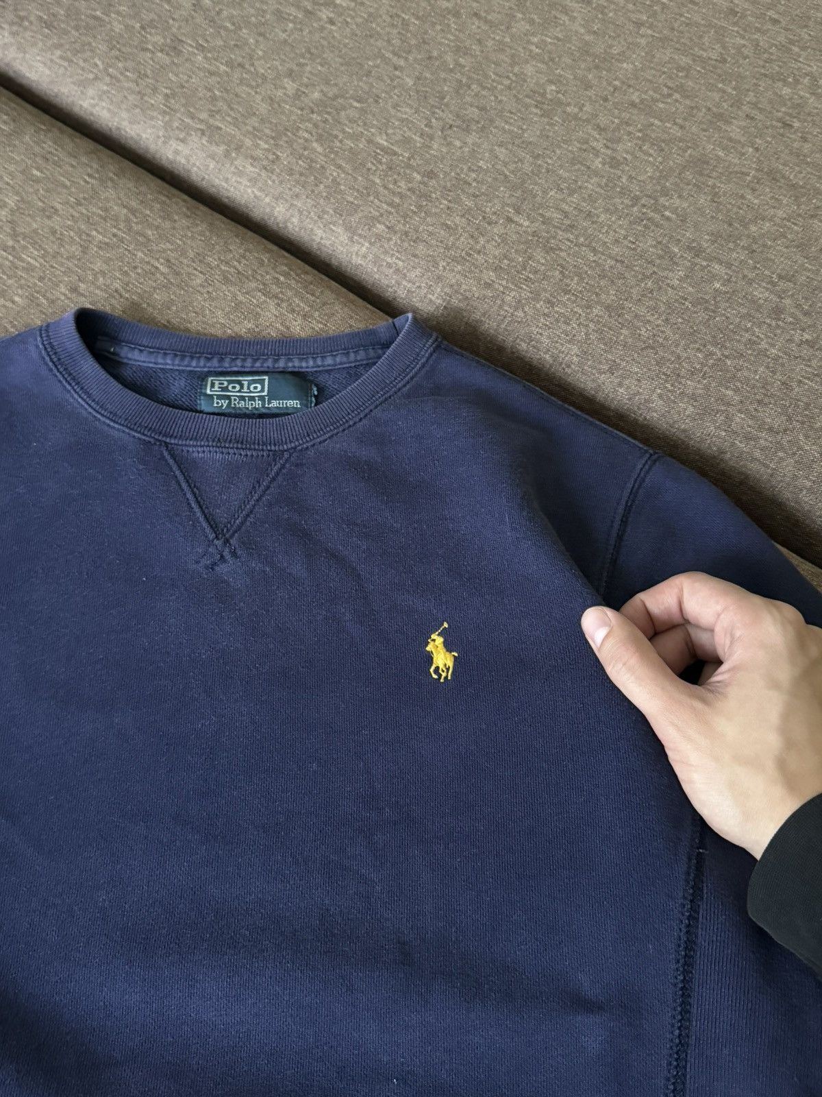 Polo Ralph Lauren × Vintage Vintage Polo Ralph Lauren Y2K faded distressed sweatshirt Size US S / EU 44-46 / 1 - 5 Thumbnail