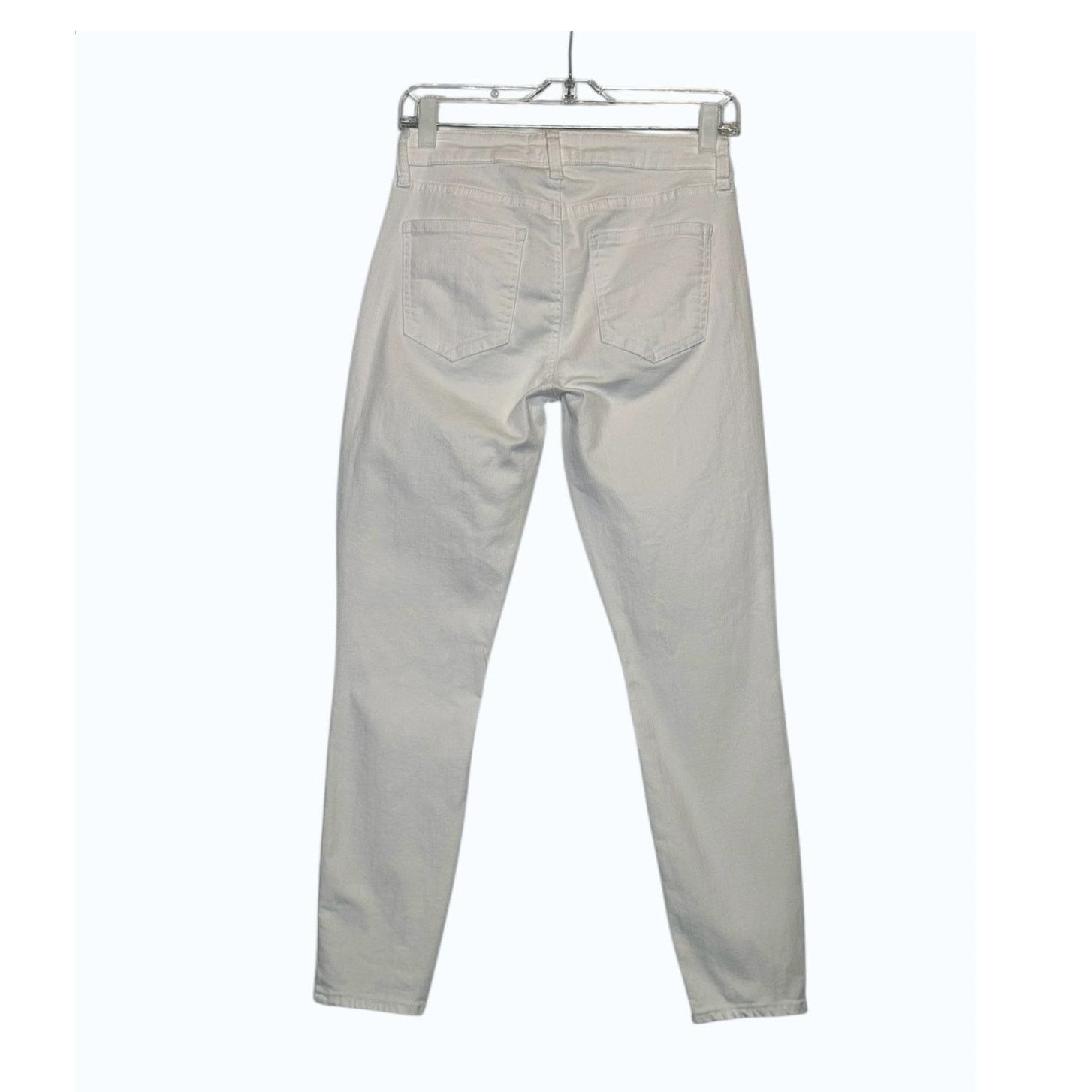 Pistola Pistola white stretch mid rise skinny ankle jeans size 27 Size 27" / US 4 / IT 40 - 2 Thumbnail