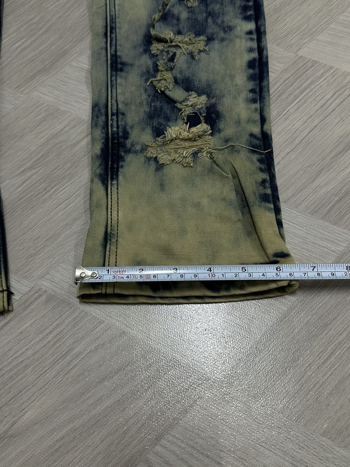 Mastermind Japan × Roen Roen Japan x Semantic Acid Wash Distressed Style Denim Pant Size US 29 - 17 Thumbnail
