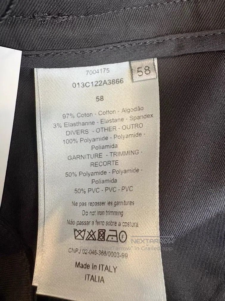Dior Black Cargo Pants with Side Pockets. Size US 42 / EU 58 - 5 Thumbnail