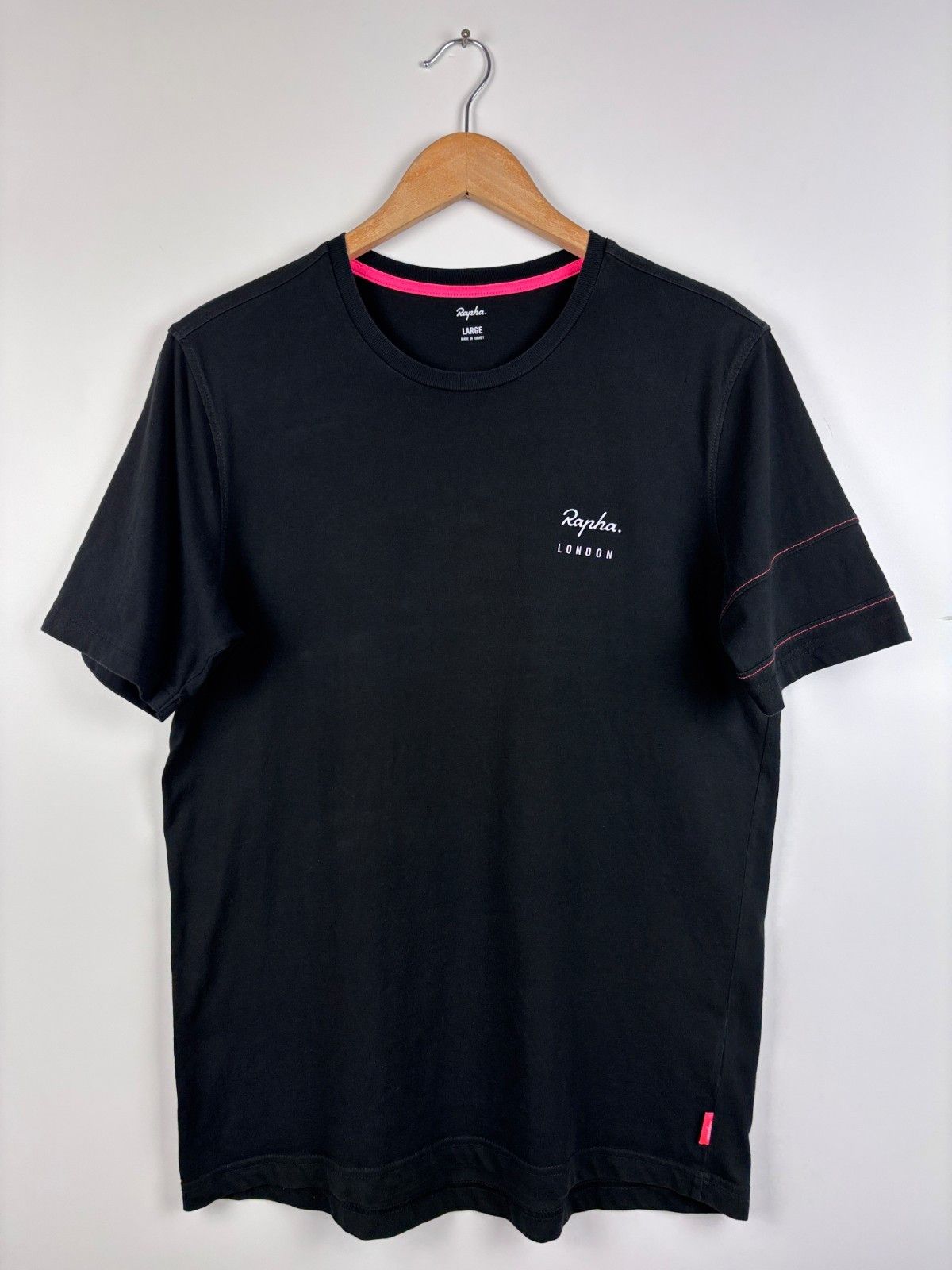 Rapha Mens Rapha London Crew Neck T-Shirt Black Size L Size US L / EU 52-54 / 3 - 1 Thumbnail