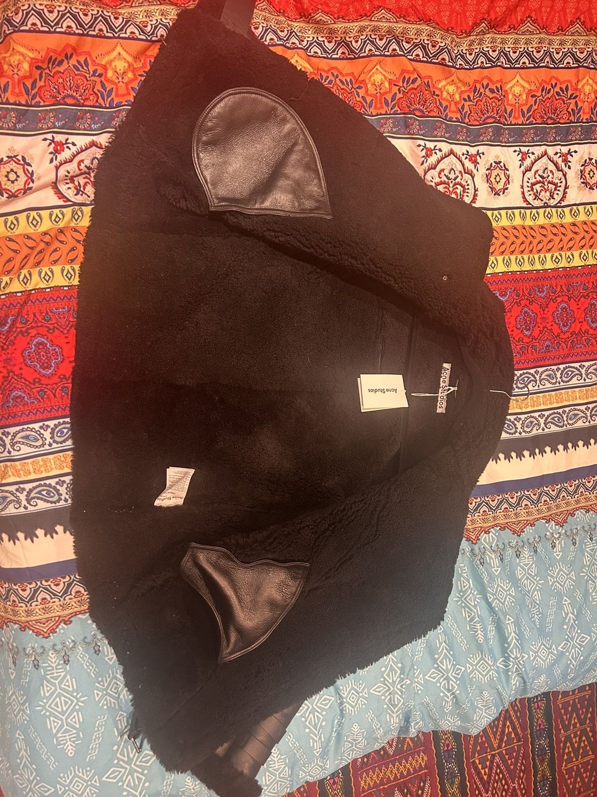 Acne Studios Acne Studio Shearling Leather Jacket Size XL / US 12-14 / IT 48-50 - 4 Thumbnail