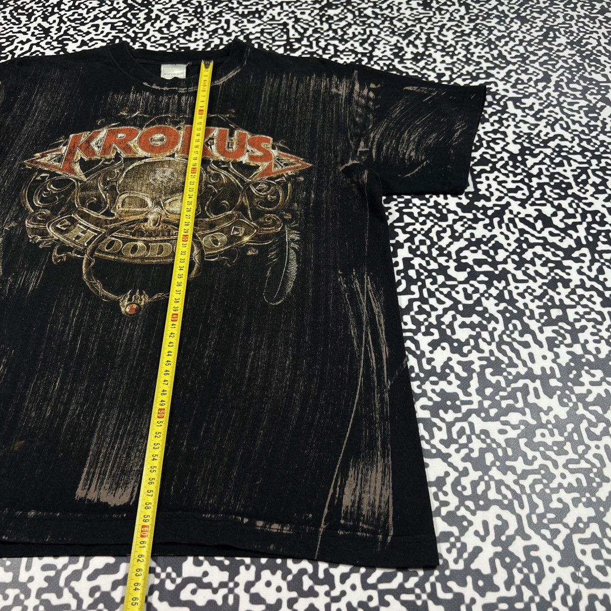 Band Tees Vintage Y2K Krokus Band Rock Metal Skull Bones Logo T-shirt Size US S / EU 44-46 / 1 - 19 Thumbnail