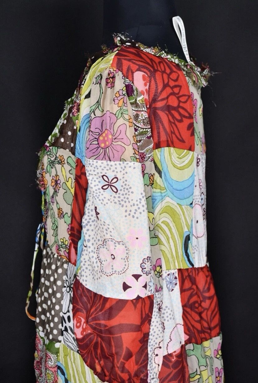 Designer × Hysteric Glamour Miss Sixty Collection Patchwork Women's Dress Cowboy Summer Size M / US 6-8 / IT 42-44 - 5 Thumbnail