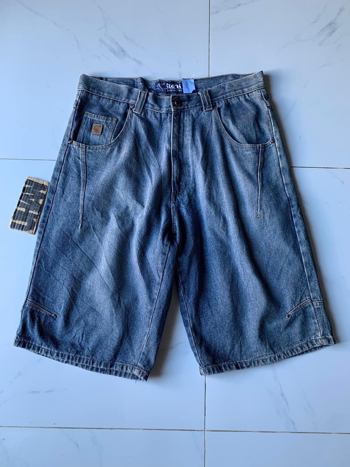 Image of Early 2000 Karl Kani Denim Jorts, Men's (Size 36)