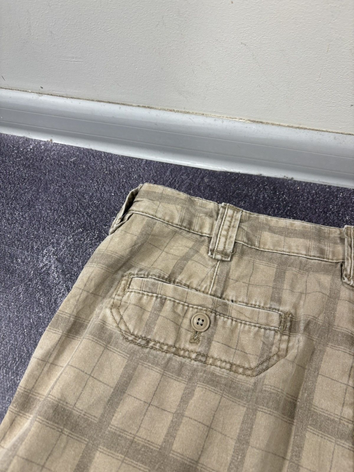 Izod Vintage IZOD Wide-Leg Men’s Utility Hype Baggy Cargo Shorts Size US 34 / EU 50 - 15 Thumbnail