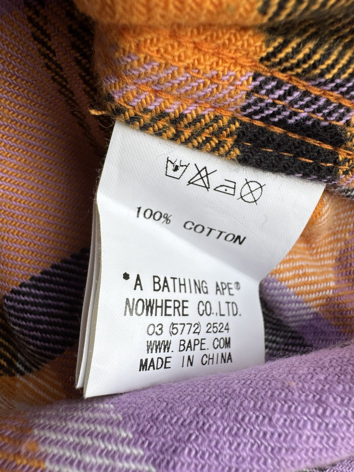 Bape VERY RARE VINTAGE SHIRT FLANNEL A BATHING APE BAPE PLAID Size XXS / US 00 / IT 34 - 5 Thumbnail