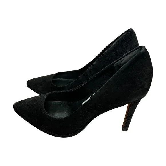 Rag & Bone Rag & Bone Black Suede Pumps Heels Size US 5.5 / IT 35.5 - 2 Thumbnail
