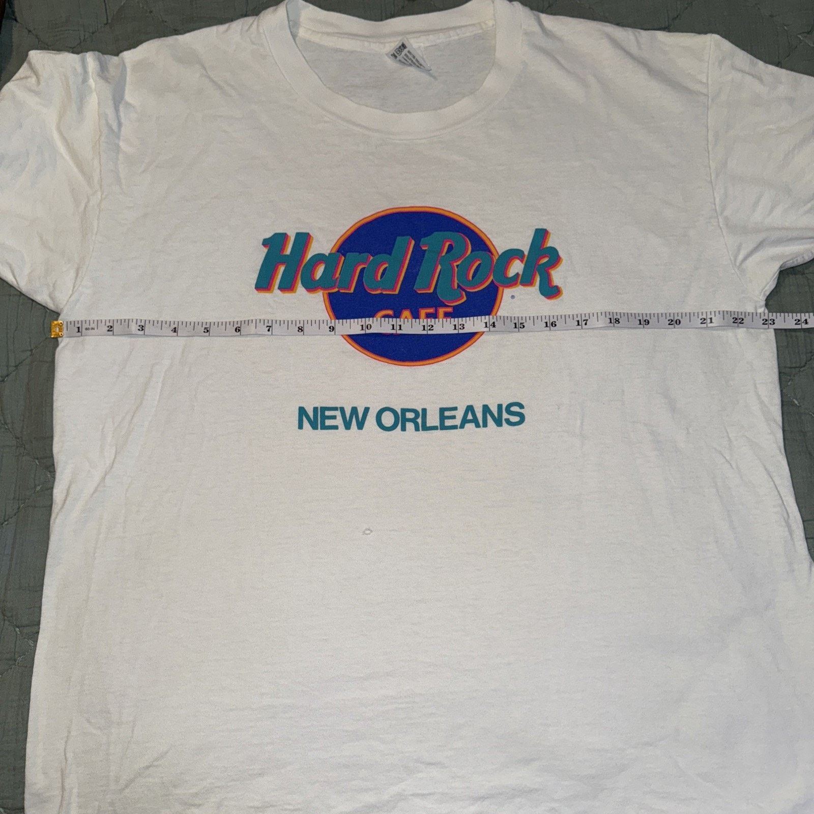 Hard Rock Cafe Hard Rock Cafe White Tee Single Stitch VTG 90s Colors Sz XL Size US XL / EU 56 / 4 - 9 Thumbnail