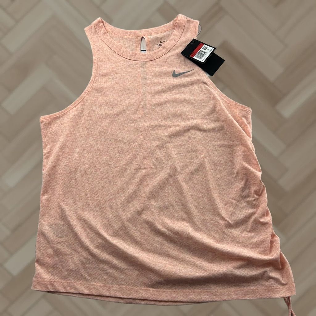 Nike Nike Dri-Fit Running Sleeveless Shirt Women L Orange``` Size L / US 10 / IT 46 - 1 Thumbnail