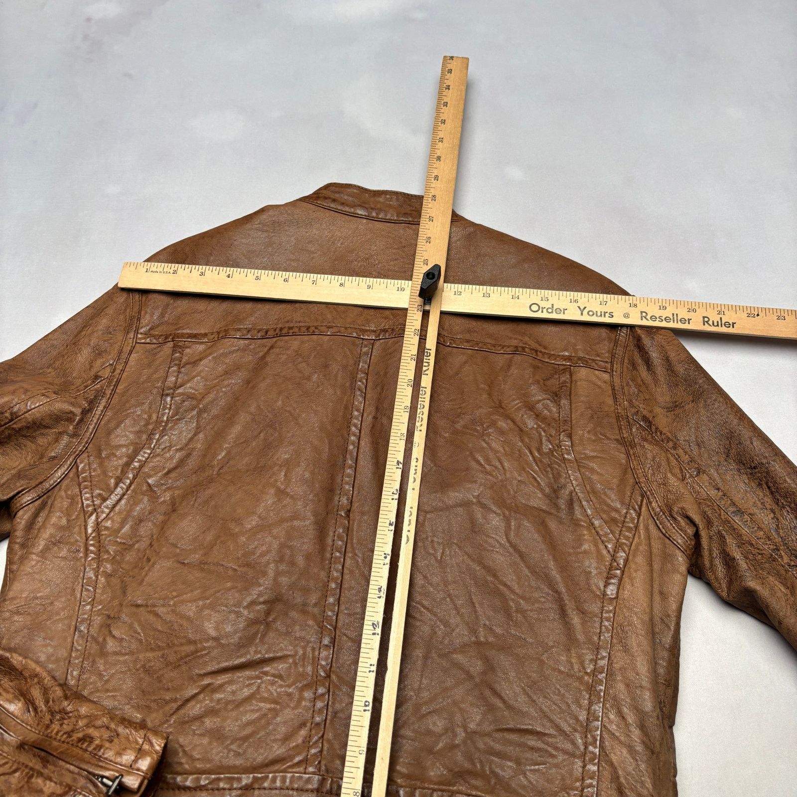 Levi's Vintage Levi's Cafe Racer Leather Jacket Capital E Men's M Size US M / EU 48-50 / 2 - 9 Thumbnail