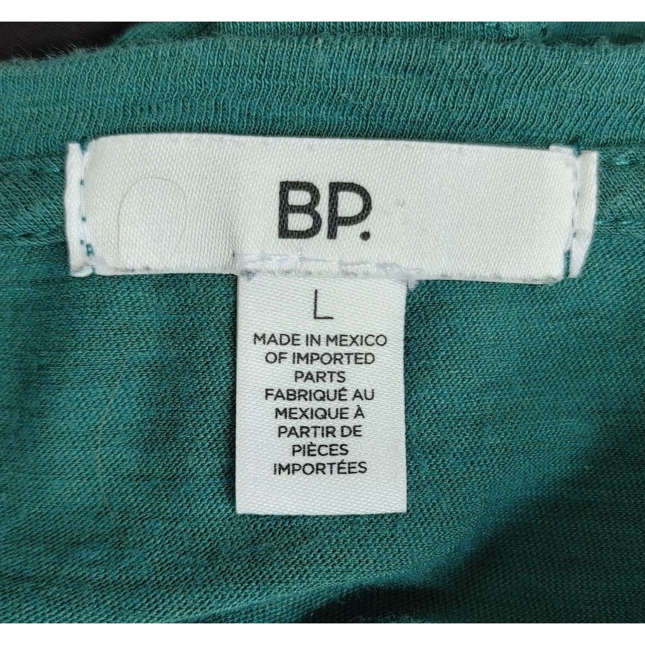 Other BP Green 1/2 Sleeve Front Knot Tie Scoop Neck Top Size L Size L / US 10 / IT 46 - 3 Thumbnail
