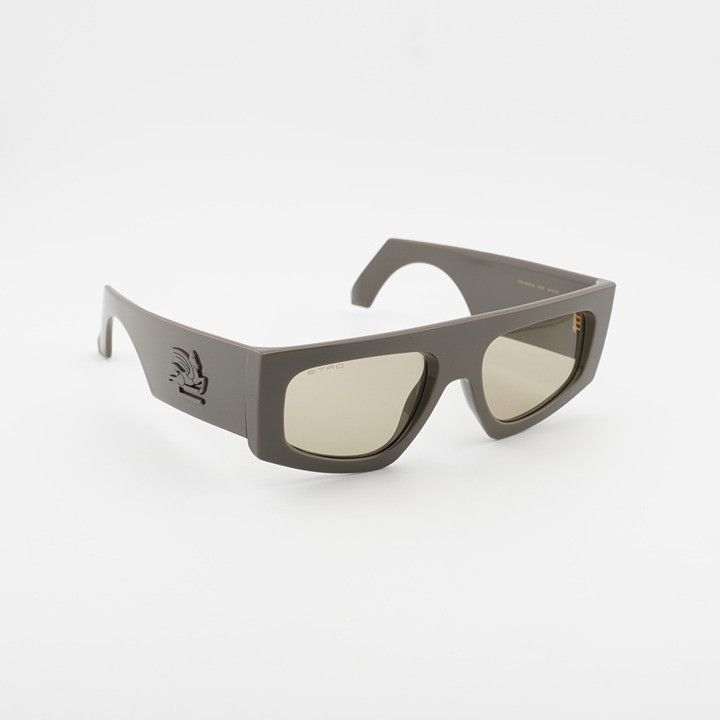 Etro ETRO 0032/G/S 079U QT Sunglasses Mud Geometric Frame Size ONE SIZE - 7 Thumbnail
