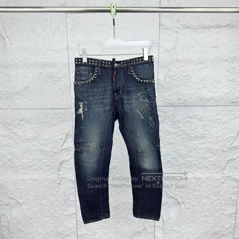 Dsquared2 DSQUARED2 Casual Men's Deep Blue Pants . Size US 32 / EU 48 - 1 Thumbnail