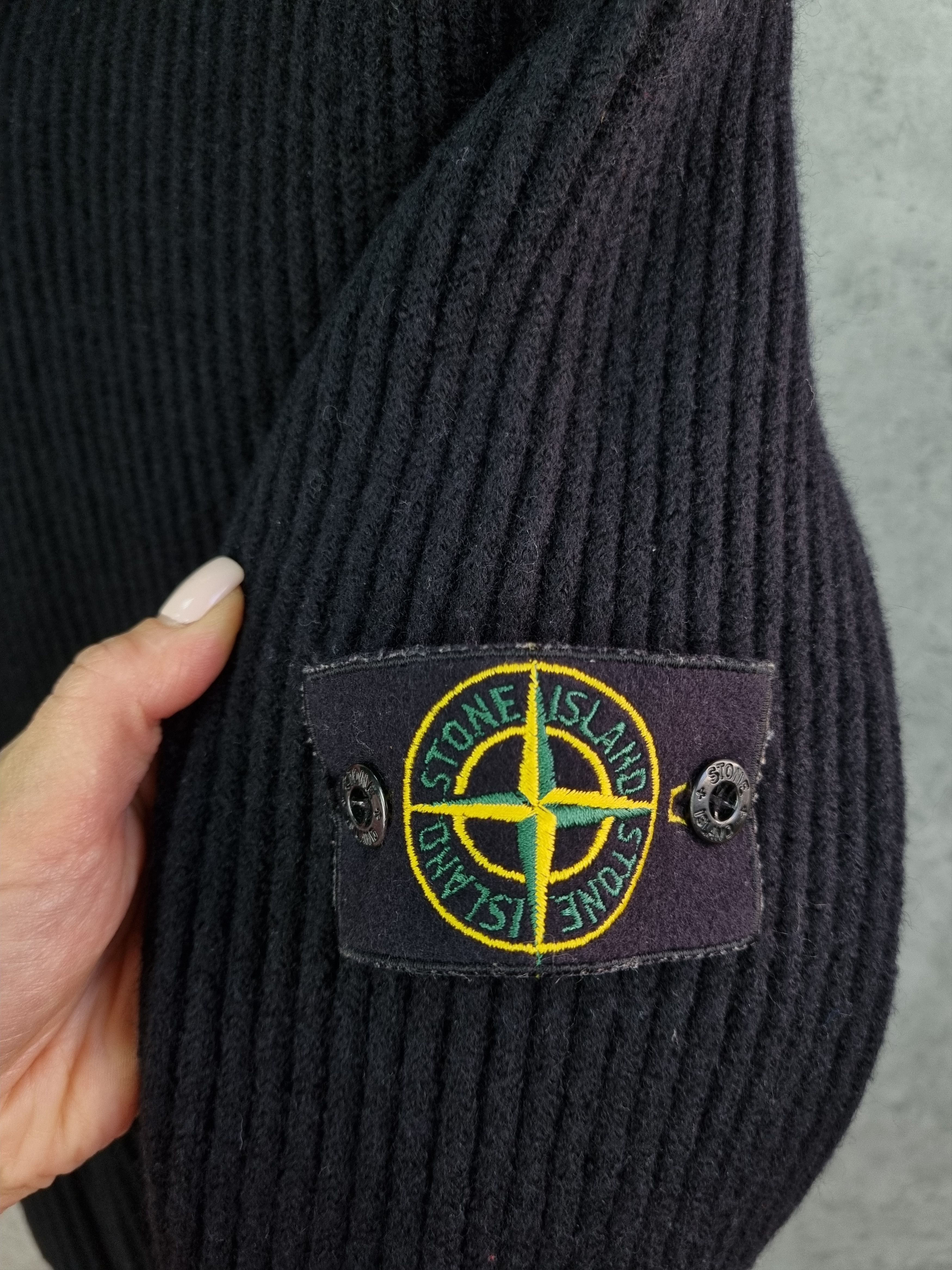 Stone Island × Vintage Stone Island Turtle Neck Wool Sweater Made in Italy Size US S / EU 44-46 / 1 - 12 Thumbnail