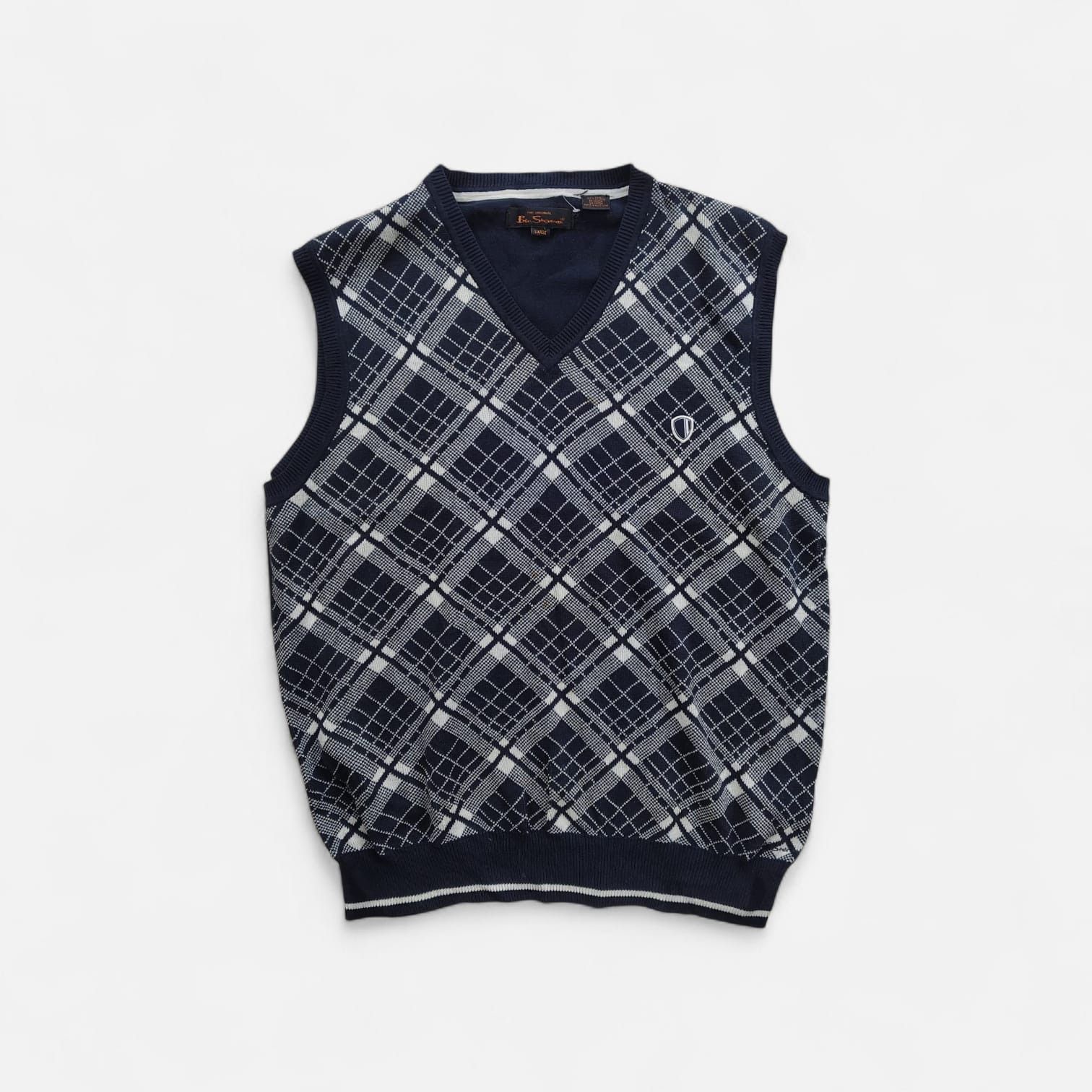 Ben Sherman Ben Sherman Plectrum Argyle Vest Size Large Mint conditio Size US L / EU 52-54 / 3 - 1 Thumbnail