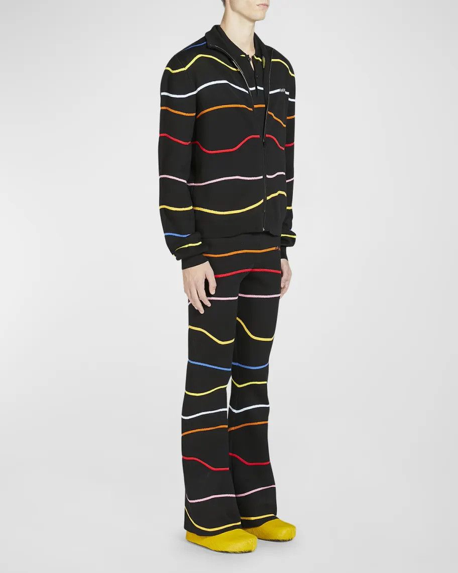 Marni o1srvl11e0624 Cardigan in Black/Multicolor Size US M / EU 48-50 / 2 - 2 Thumbnail