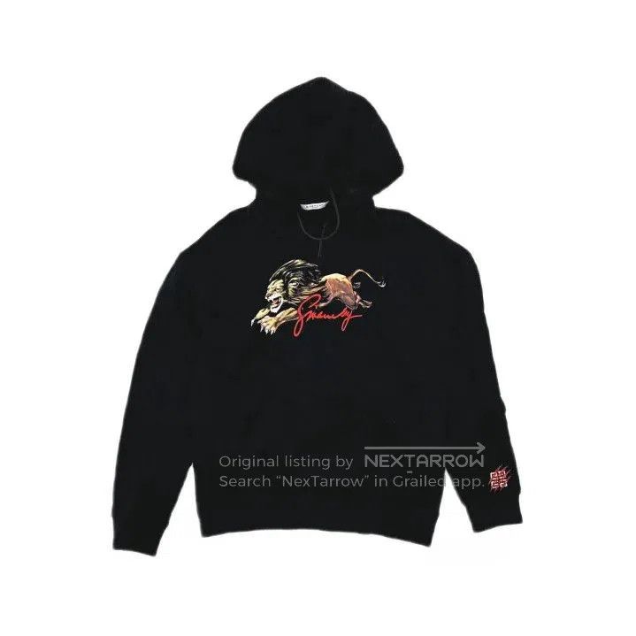 Givenchy Givenchy Lion Pattern Men's Hoodie. Size US L / EU 52-54 / 3 - 2 Thumbnail