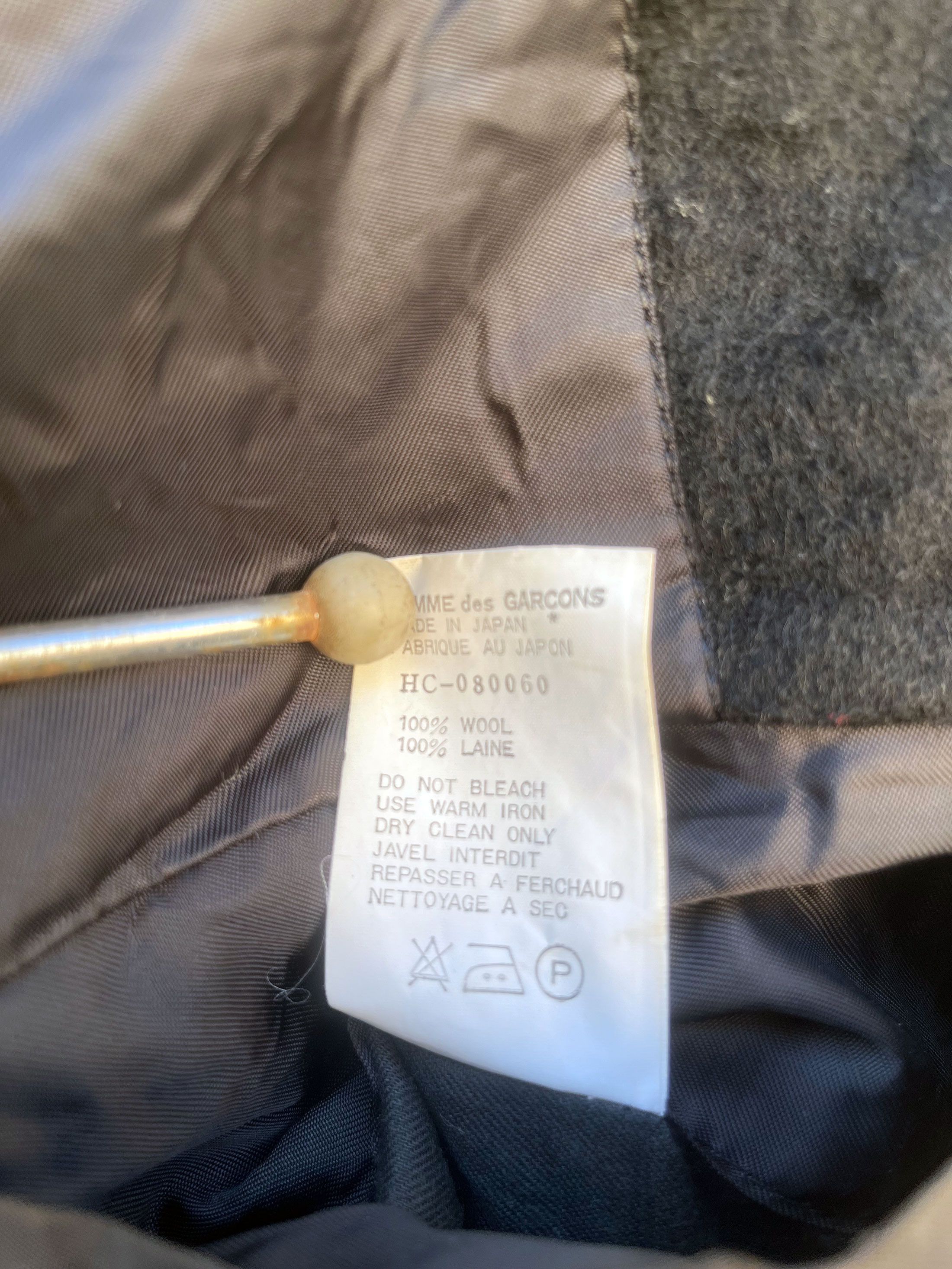 Comme des Garcons Homme Comme des Garcons Collared Long Coat Jacket Size US M / EU 48-50 / 2 - 10 Thumbnail