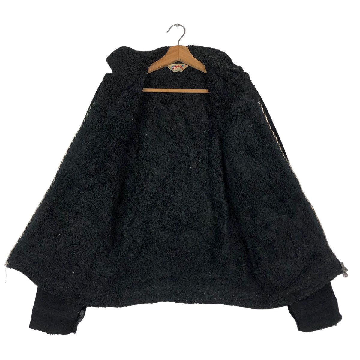 Japanese Brand 🔥Vintage Biker Jacket Wrangler USA Rich Black Bondage Size US M / EU 48-50 / 2 - 13 Thumbnail