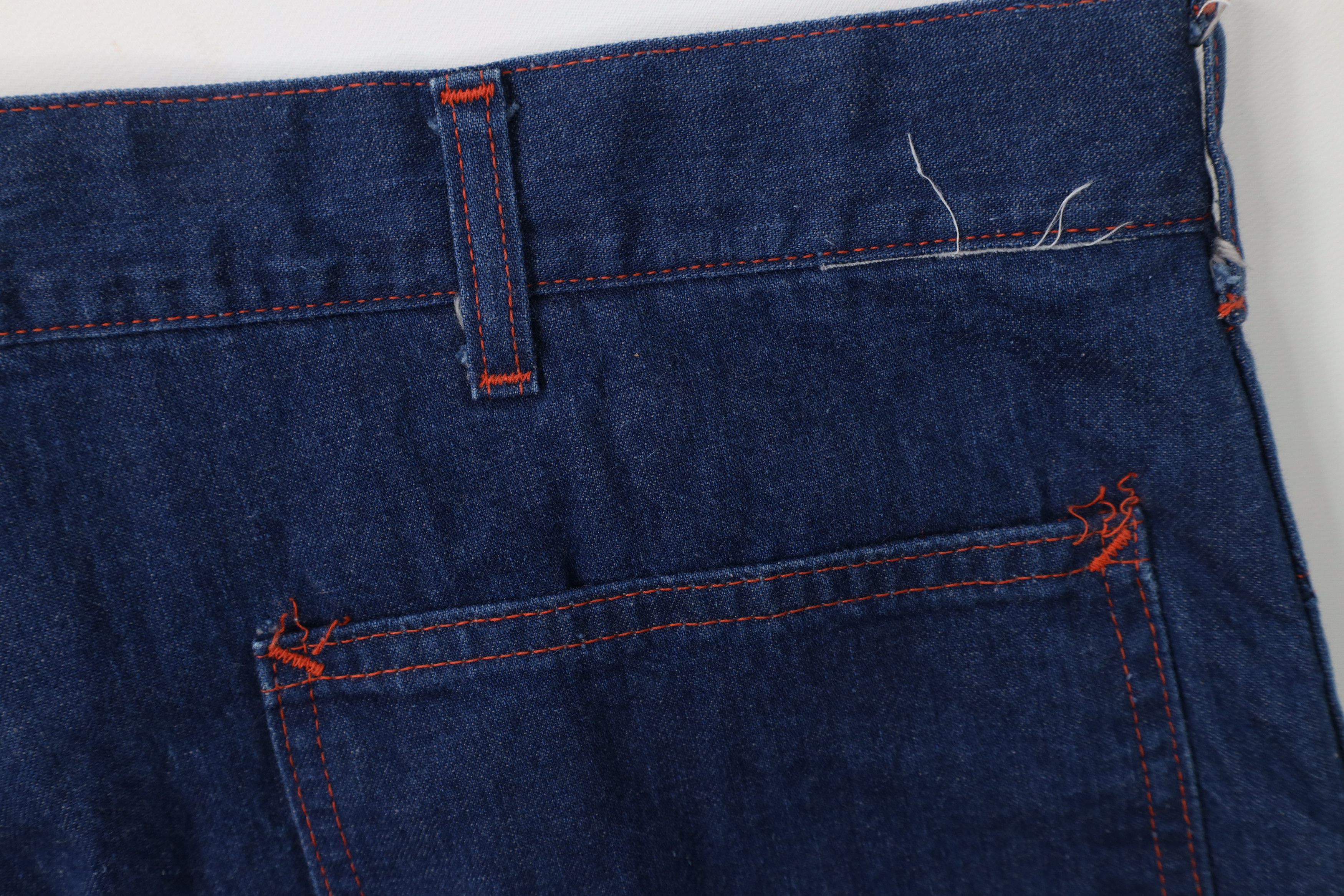 Vintage Vintage 70s Streetwear Insulated Wide Leg Dungaree Jeans US Size US 42 / EU 58 - 15 Thumbnail