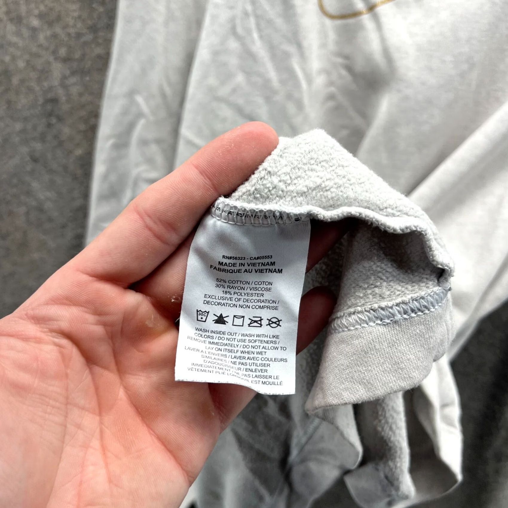 Nike VINTAGE Nike Sweater Dress Shirt Dress Womens Large Gray Fleece Oversized Swoosh Spell Out Tunic Size L / US 10 / IT 46 - 5 Thumbnail
