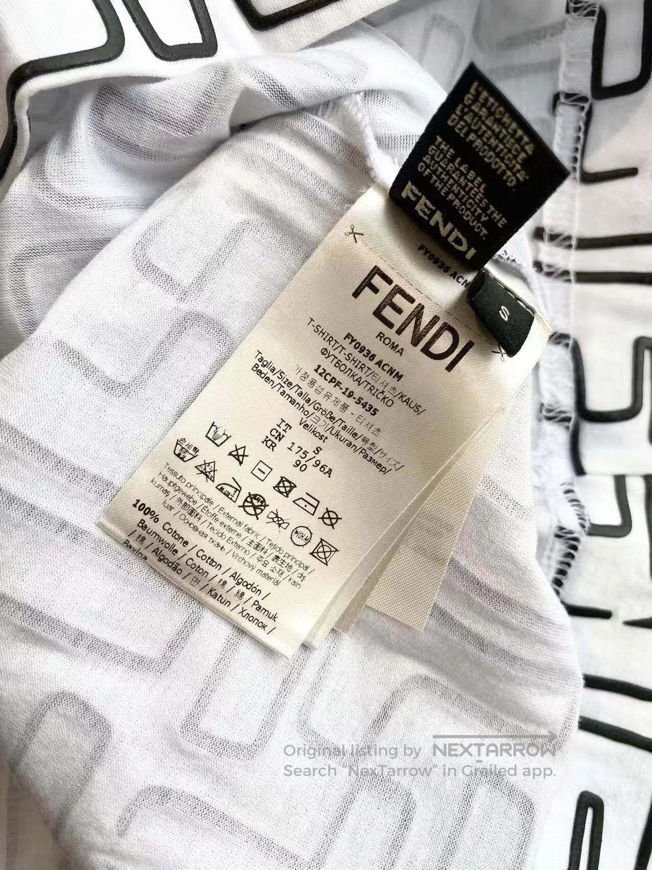 Fendi Fendi The old flowers are full of prints and short sleeves Size S / US 4 / IT 40 - 5 Thumbnail