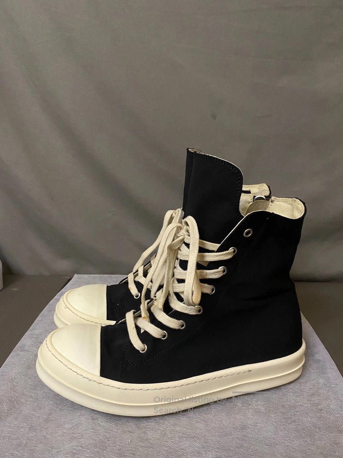 Rick Owens rick owens black high-top sneakers size 41. Size US 8 / EU 41 - 1 Thumbnail
