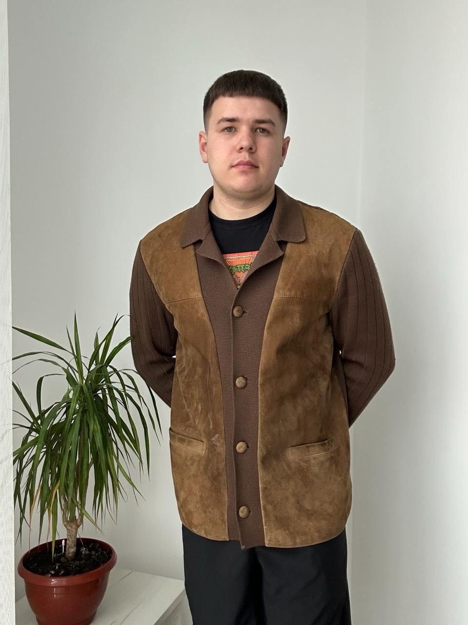 Japanese Brand × Vintage Vetements Confezioni ESCO KLEIDRAG Leather Distressed Jacket Size US M / EU 48-50 / 2 - 18 Thumbnail