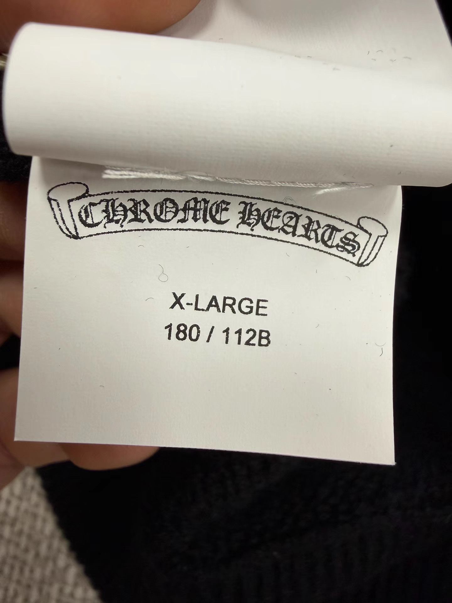 Chrome Hearts Chrome Hearts Sanskrit Embroidery Cashmere Knit Hoodie Size US XL / EU 56 / 4 - 5 Thumbnail