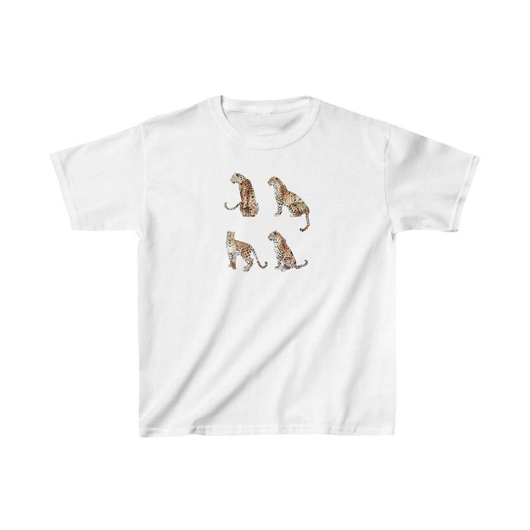 Other White Leopard Baby Tee – Minimal Animal Print Fitted Tee Size M / US 6-8 / IT 42-44 - 3 Thumbnail