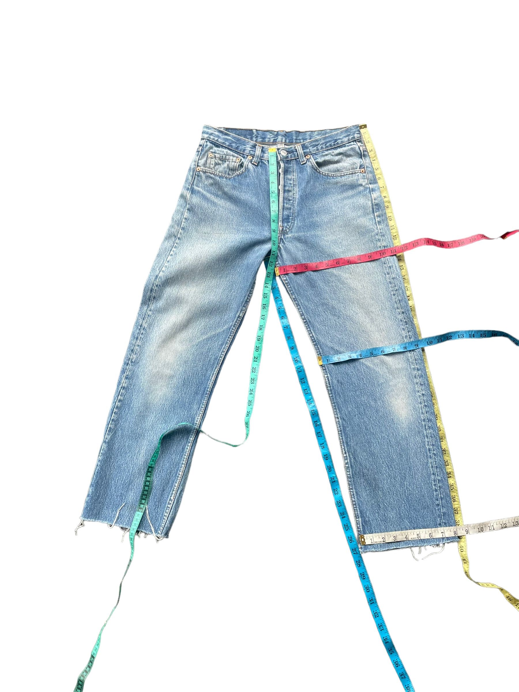 Levi's Vintage 1991 Levis 501 e Stone Wash Faded Denim Size US 32 / EU 48 - 6 Thumbnail