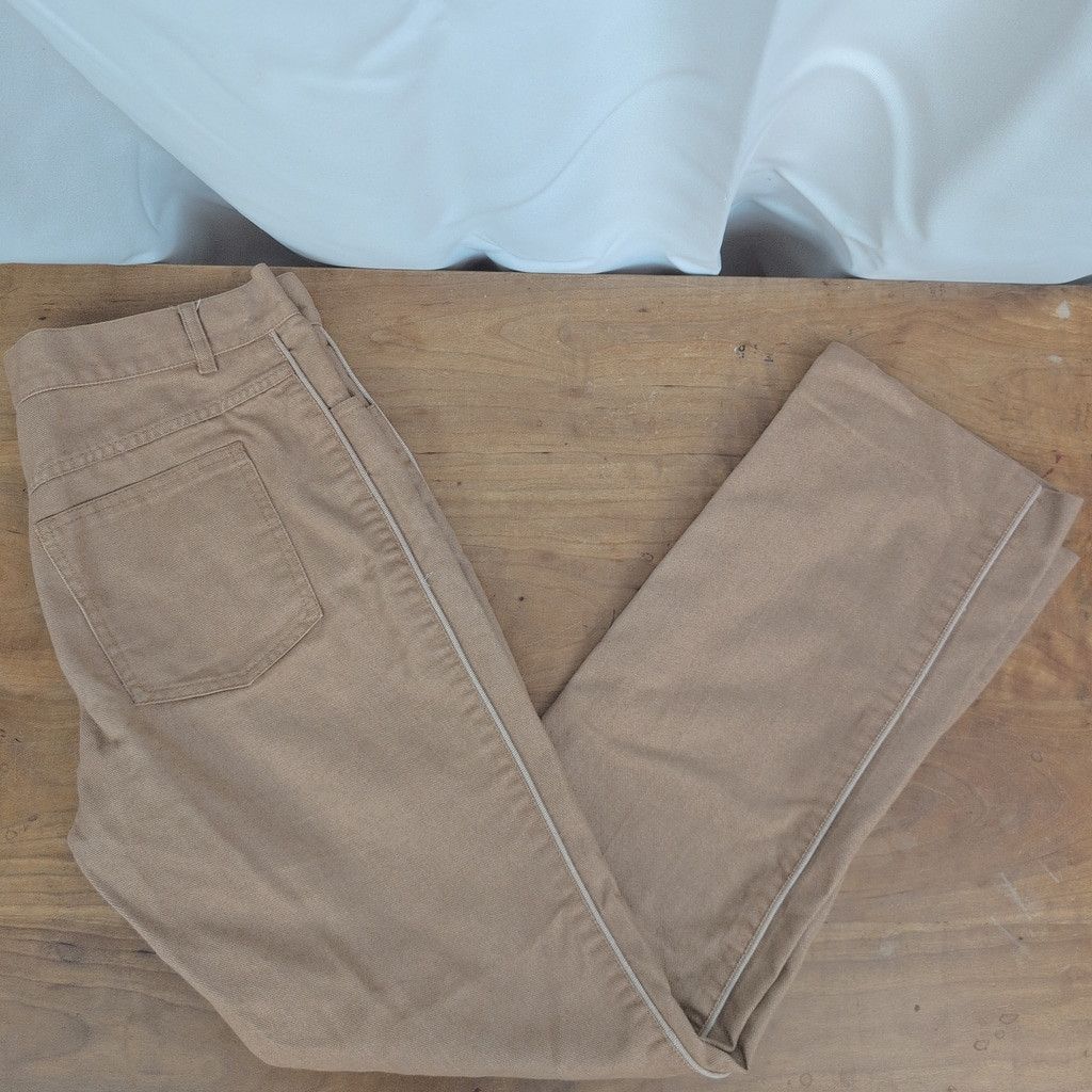 Marc Jacobs Ladies' Marc Jacobs Brown Twill Pants with side stripe 8 Size 30" / US 8 / IT 44 - 1 Thumbnail