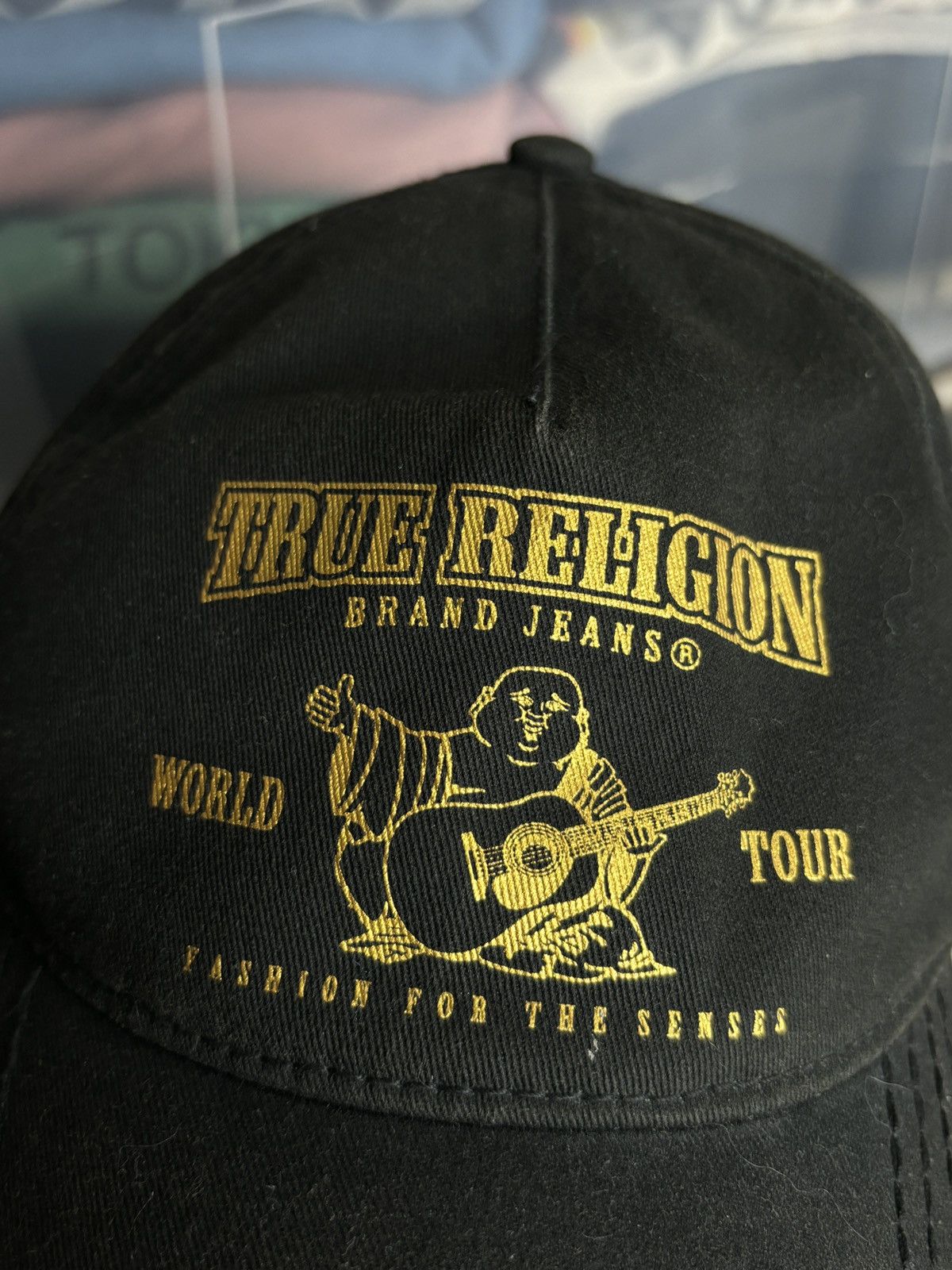 True Religion True Religion Vintage Y2K Avant Garde Big Logo Cap Size ONE SIZE - 4 Thumbnail