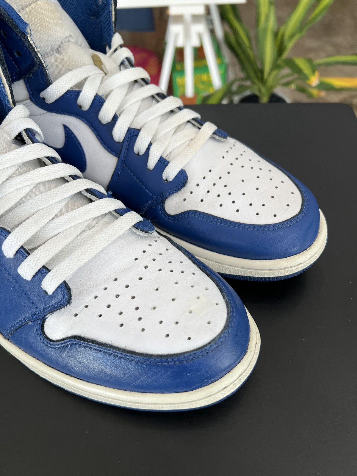 Jordan Brand × Nike Air Jordan 1 Storm Blue Sz. 13 (2016) Size US 13 / EU 46 - 7 Thumbnail