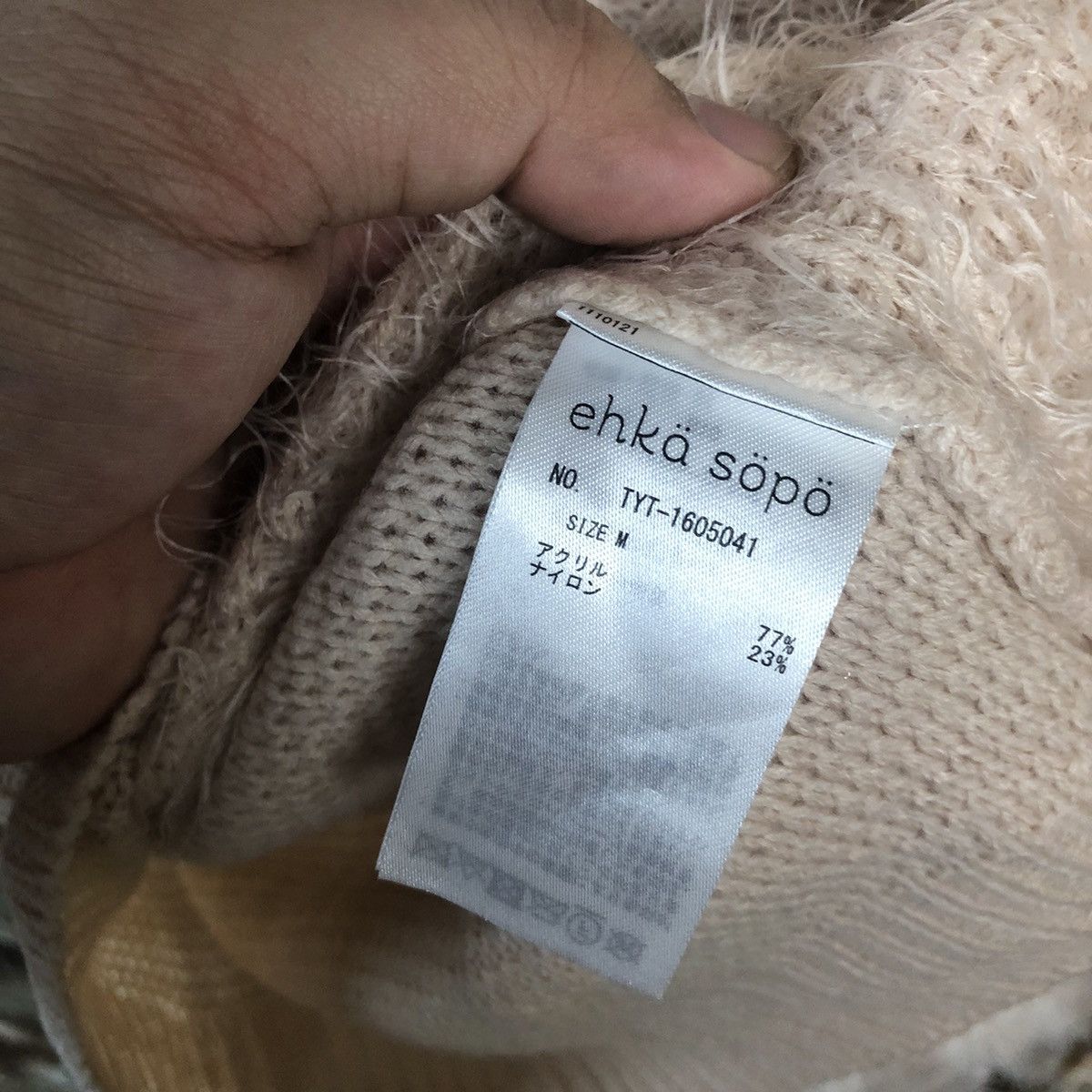Homespun Knitwear Ehka Shop Pink shaggy fur Knitwear #A1871 Size M / US 6-8 / IT 42-44 - 11 Thumbnail