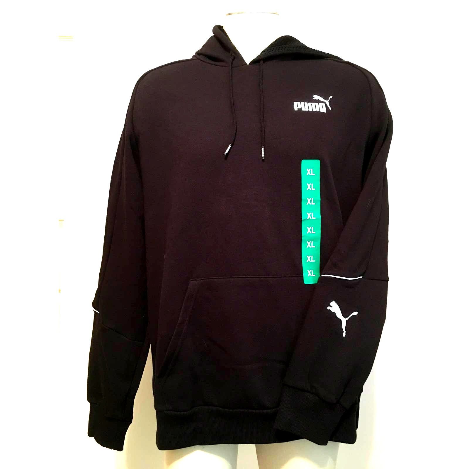 Puma Puma Size X-Large Hoodie Black/White Logo NWT Size US XL / EU 56 / 4 - 2 Thumbnail