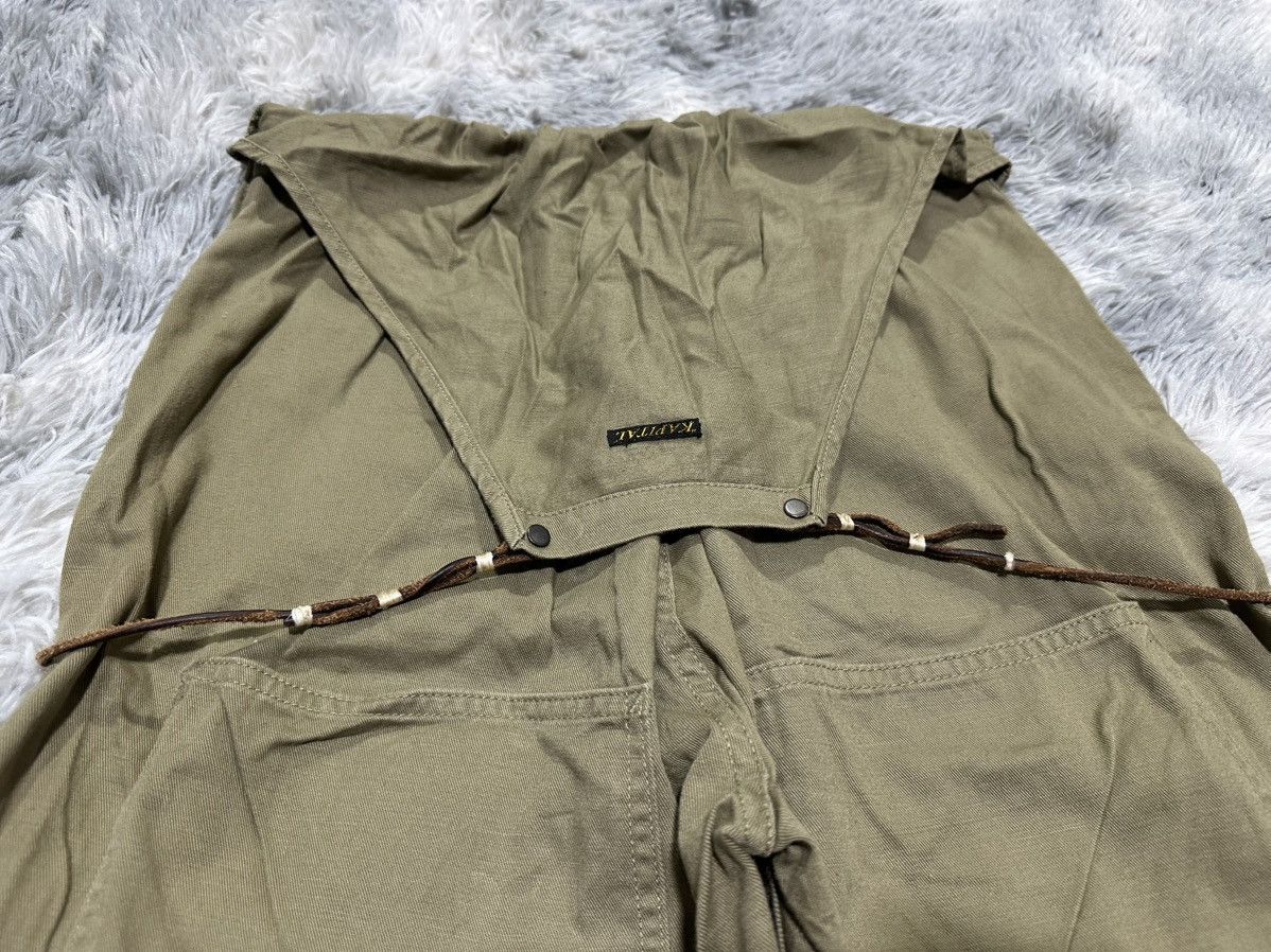 Kapital 🔥Vintage Kapital Overalls Leather Laces Pants Wide Leg Size US 32 / EU 48 - 5 Thumbnail