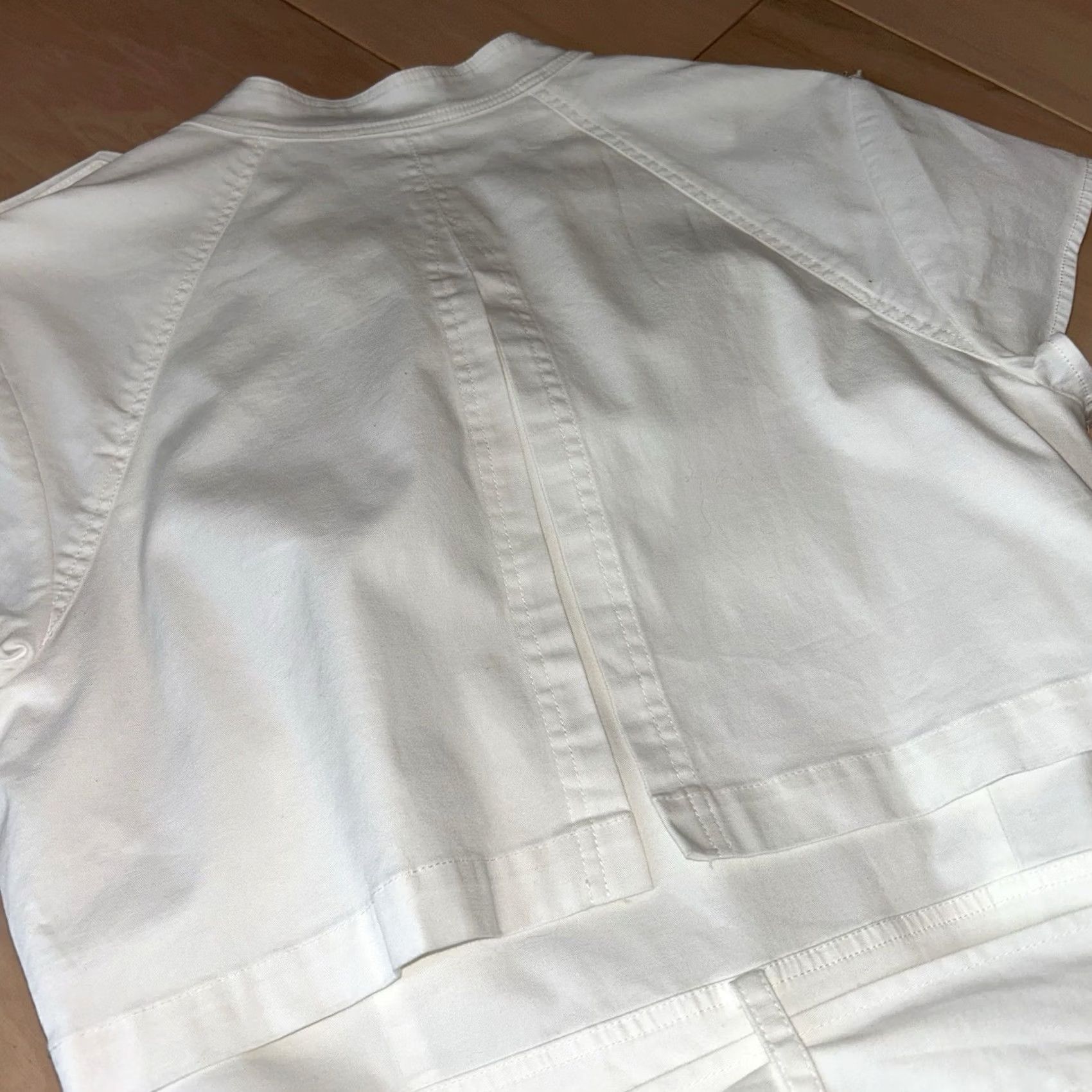 Jason Wu Jason Wu Grey Belted Shift Mini Dress Ivory Short Sleeve Women’s 4 Size 27" / US 4 / IT 40 - 6 Thumbnail