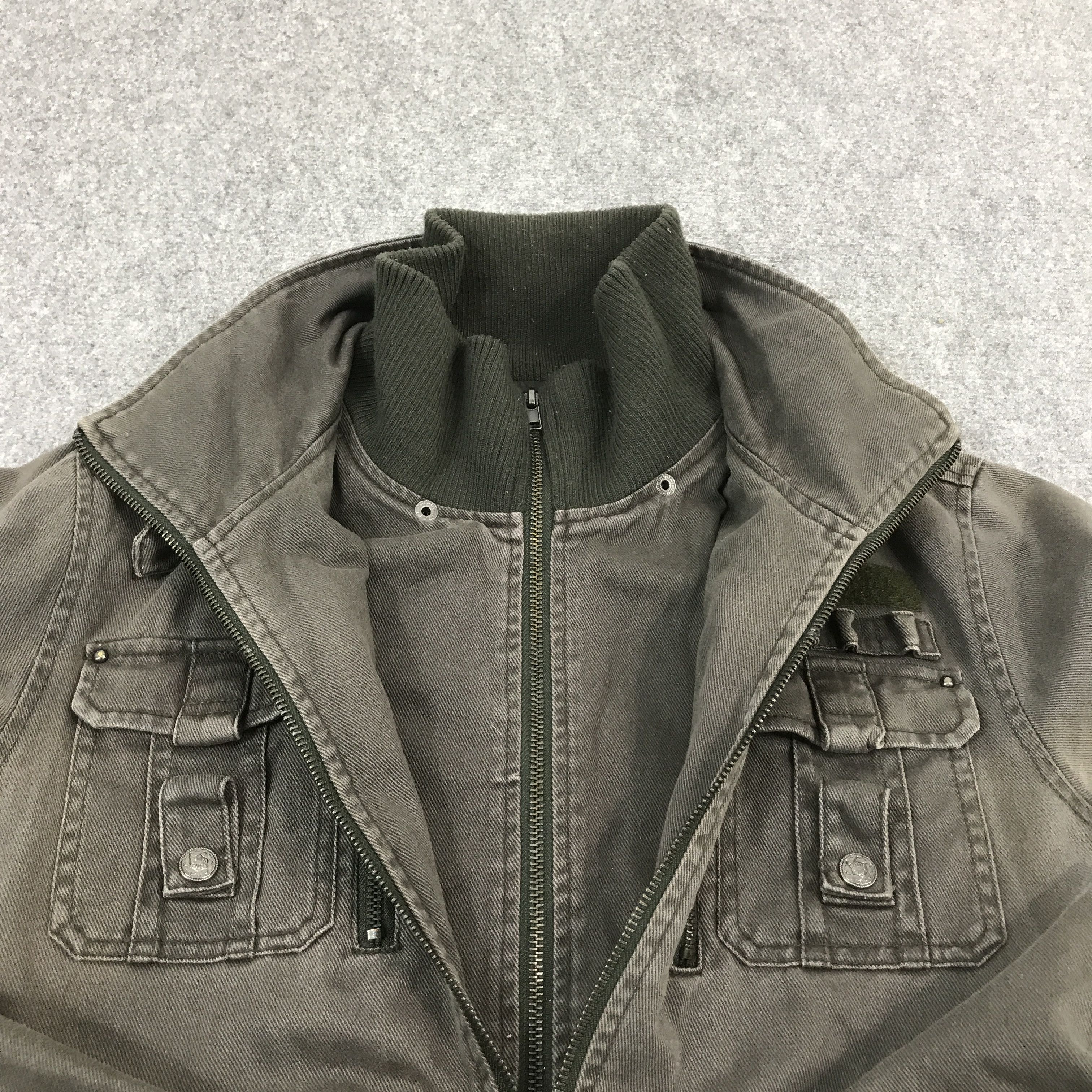 Japanese Brand RS/ROUSHATTE JAPAN STYLE DOUBLE ZIPPER JACKET Size US L / EU 52-54 / 3 - 7 Thumbnail