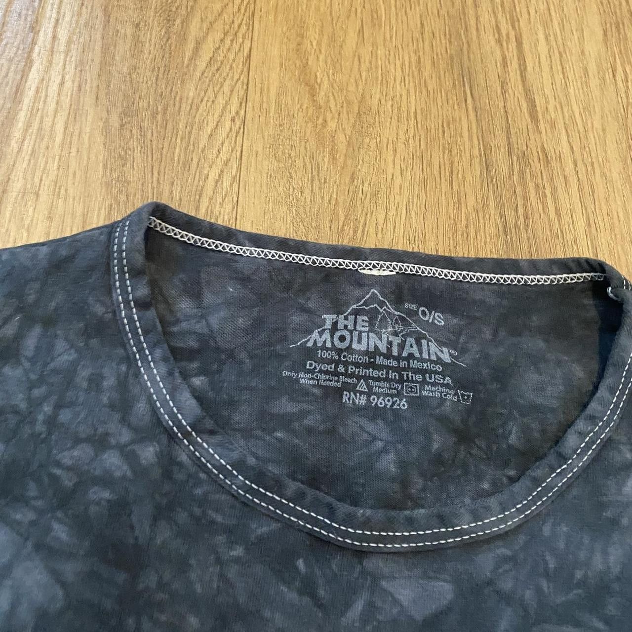 The Mountain Grey and white tie-dye dog Long t-shirt #doglovers Size US M / EU 48-50 / 2 - 4 Thumbnail